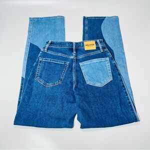 Hollister jeans Ultra High Rise Dad jeans two tone wash New women size 25